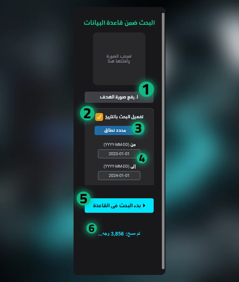 واجهة البحث